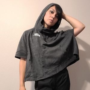 Nike hooded short sleeve cape